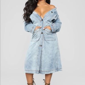 Fashion Nova jacket dress